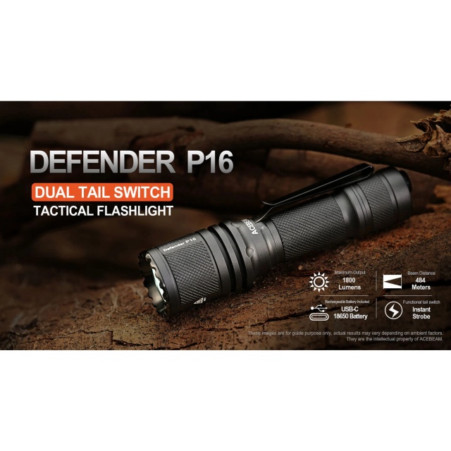 Acebeam Defender P16 - Lanterna profesionala