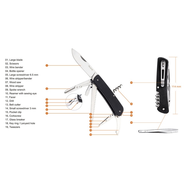 Ruike L42-B - Briceag multifunctional