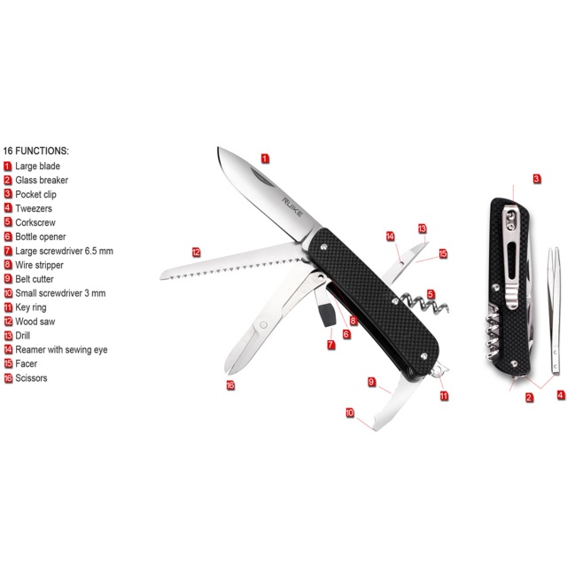 Ruike M42-B - Briceag multifunctional