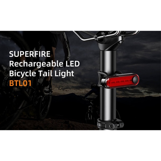 Superfire BTL01 - Lanterna stop bicicleta