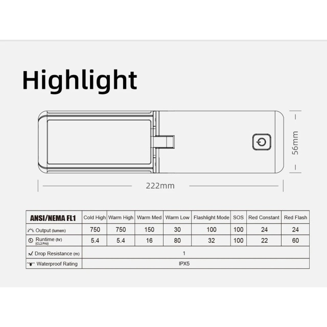 Klarus CL2 PRO - Felinar