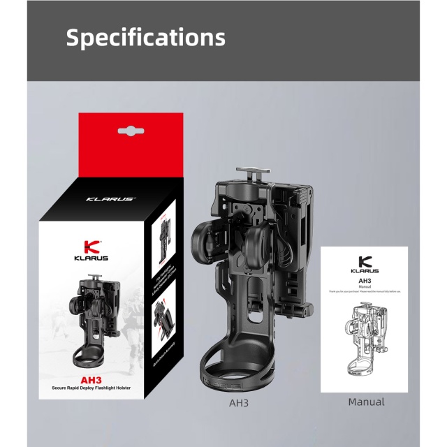 Klarus AH3 - Toc rotativ pentru lanterna